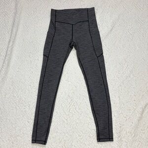 lululemon athletica Charcoal Textured Leggings